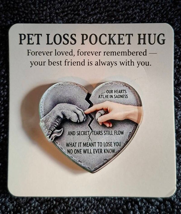 pockethug pet loss hond