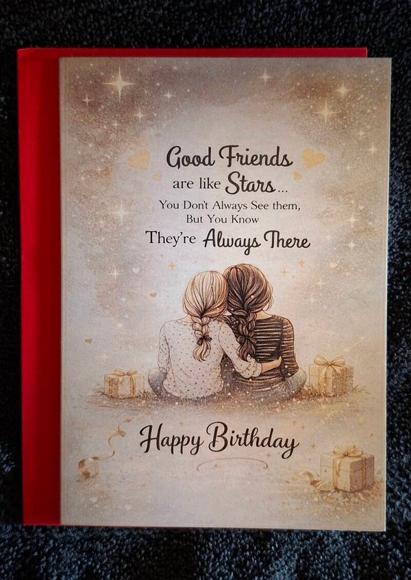 kaartje vol liefde, good friends...