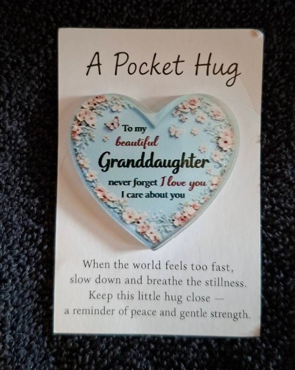 pockethug to my beautiful granddaughter