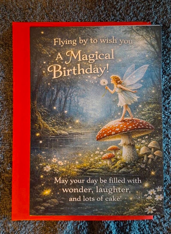 kaart vol liefde, magical birthday