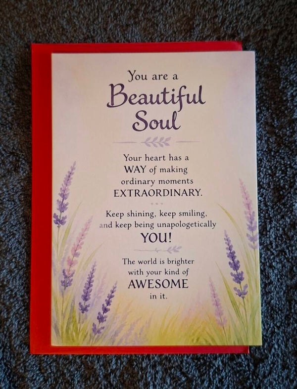 kaart vol liefde, you are a beautiful soul