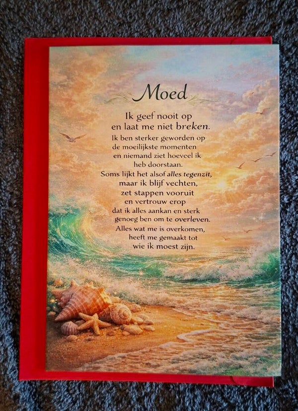 kaart vol liefde, moed