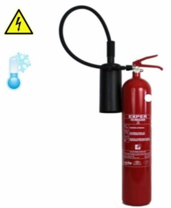 Koolzuursneeuw brandblusser 5-kg premium