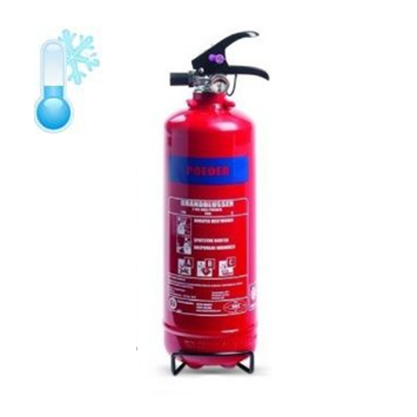 Poederblusser 1-kilo (blusrating 8A-34B) robuuste blusser