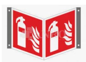 Brandblusser pictogram 20x20cm (panorama)