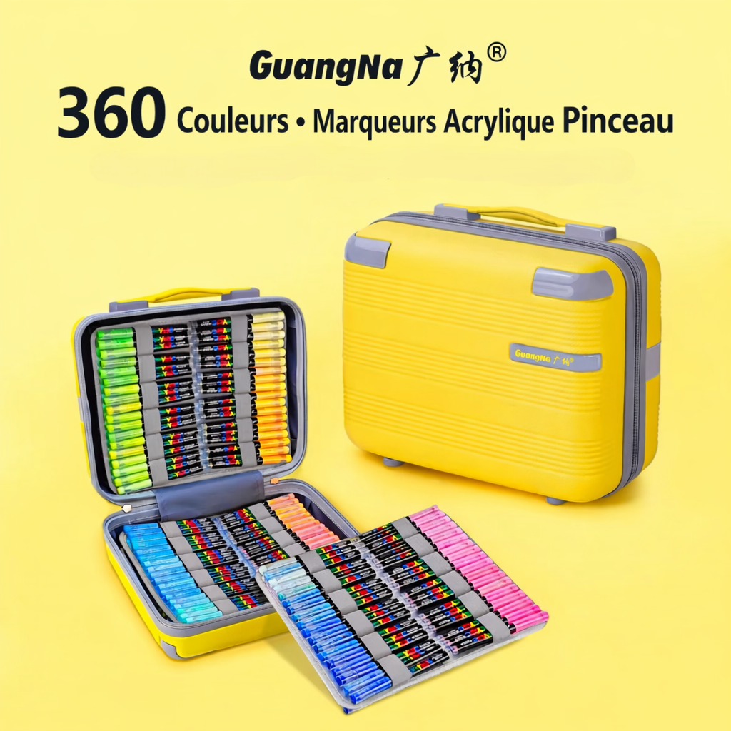 Feutres Acryliques GuangNa 360 Couleurs