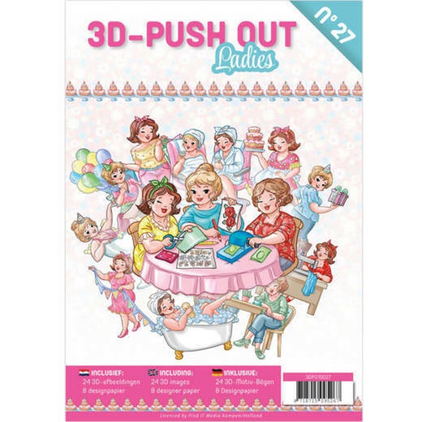 3DPO10027 - 3D uitdrukvellenboek - Ladies #27