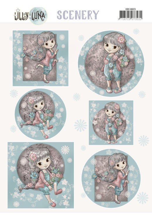 CDS10023 - Scenery - Lilly Luna - Lilly loves Flowers