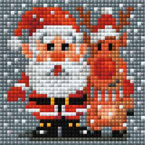 RI-AM0018 - DIAMOND MOSAIC SANTA CLAUS ( 10x10cm )