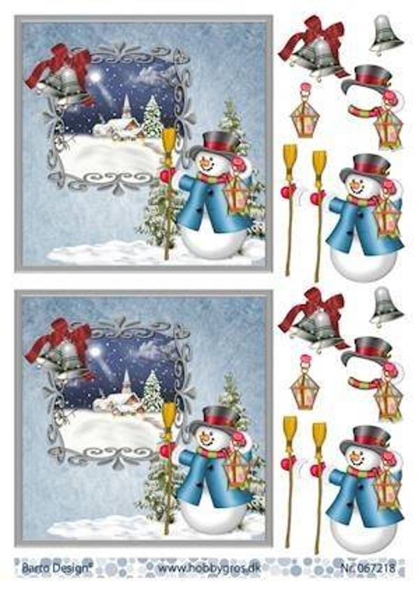 067218 - Barto Design - stappenvel A4 kerst