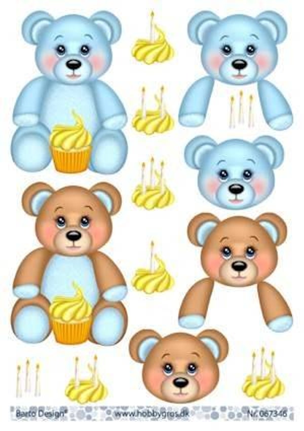 067346 - Barto Design - stappenvel A4 beertje blauw