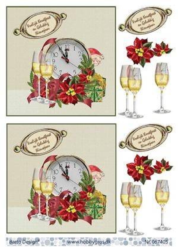 067405 - Barto Design - knipvel A4 kerst