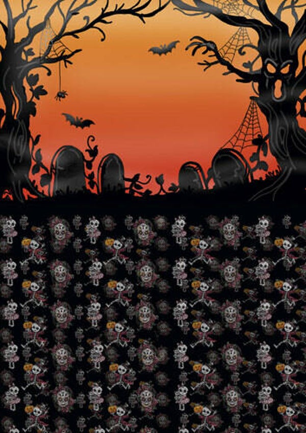 BGS10013 - Backgroundsheets - Yvonne Creations - Happy Halloween