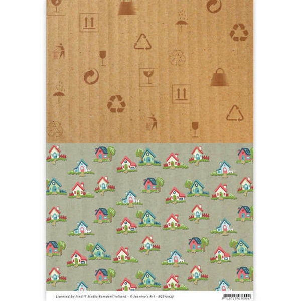 BGS10027 - Backgroundsheets - Yvonne Creations - Moving Madness