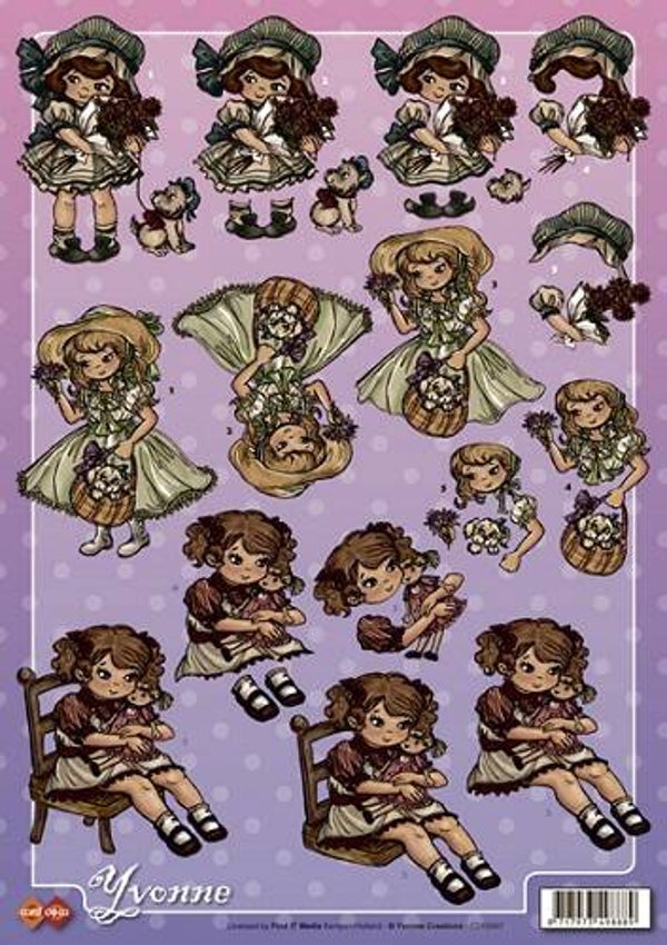 CD10097 - 3D Knipvel - Yvonne Creations