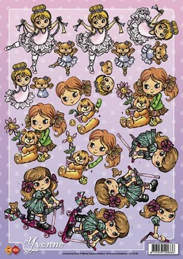 CD10108 - 3D Knipvel - Yvonne Creations