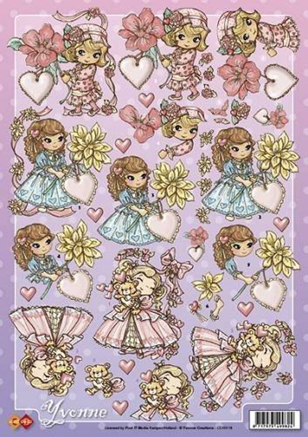 CD10118 - 3D Knipvel - Yvonne Creations - Valentijn