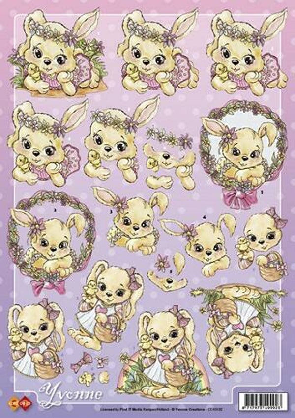 CD10132 - 3D Knipvel - Yvonne Creations