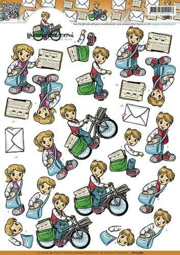 CD10389 - 3D Knipvel - Yvonne Creations - Bezorgers