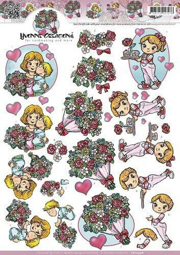 CD10496 - 3D Knipvel - Yvonne Creations - Moederdag