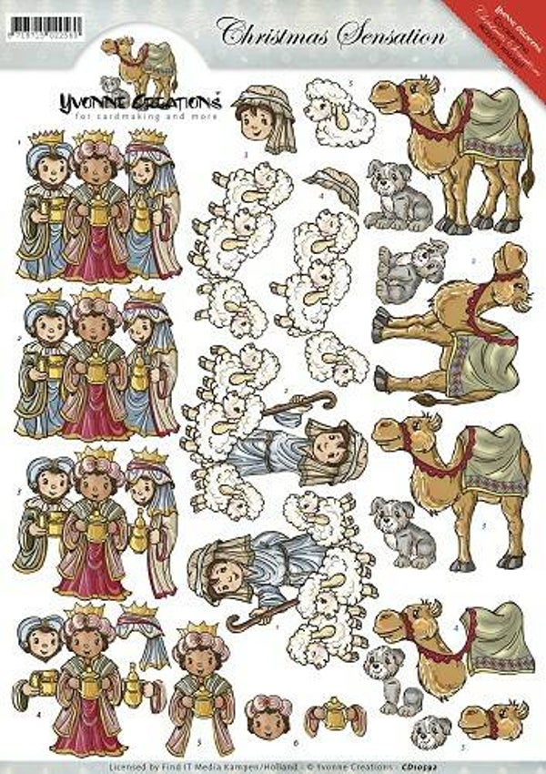 CD10592 - 3D Knipvel - Yvonne Creations - Bible Story