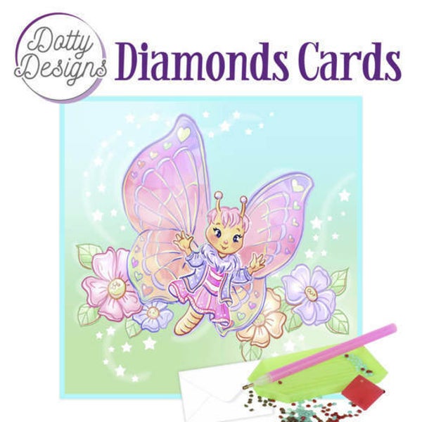 DDDC1021 - Dotty Designs Diamond Cards - Butterfly 15x15