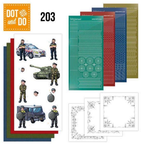 DODO203 - Dot and Do 203 - Yvonne Creations  - Big Guys - Professions