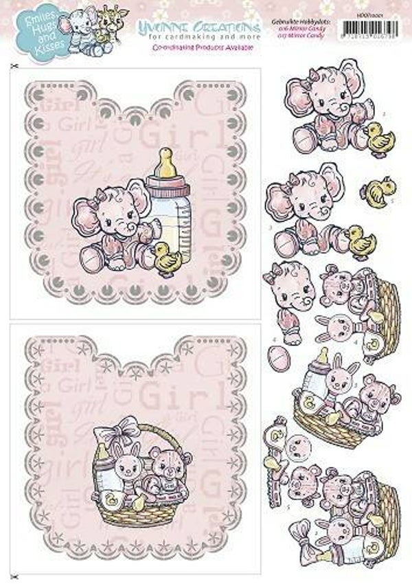 HDOT10001 - Hobbydots Sheets - Yvonne Creations - Baby Girl