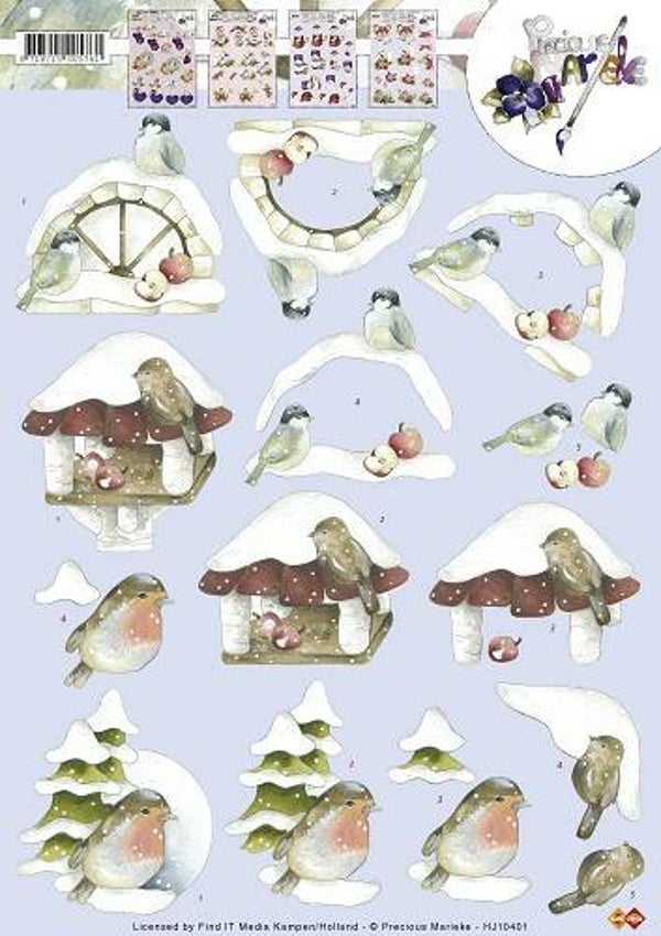 HJ10401 - 3D Knipvel - Precious Marieke - Winter