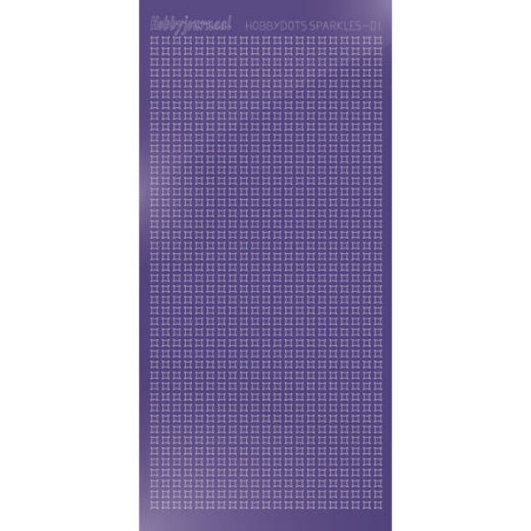 HSPM019 -  Hobbydots sticker Sparkles 01 Mirror Purple