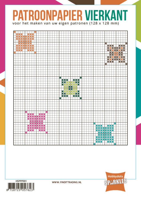 HSPPP001 - Hobbydots-Sparkles Patroonpapier