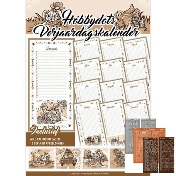 HVK0001/HDKS Hobbydots Kalender incl. Stickerset
