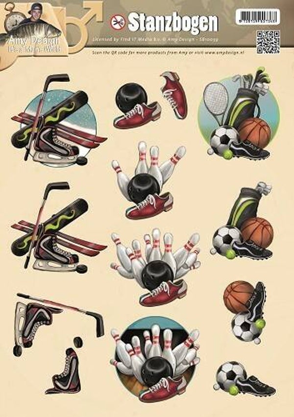 SB10041 - 3D Pushout - Amy Design - Its a Mans World