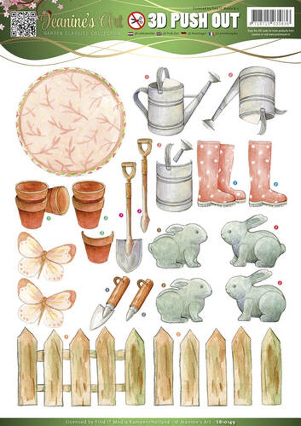 SB10149 - 3D Pushout - Jeanine's Art - Garden Classics