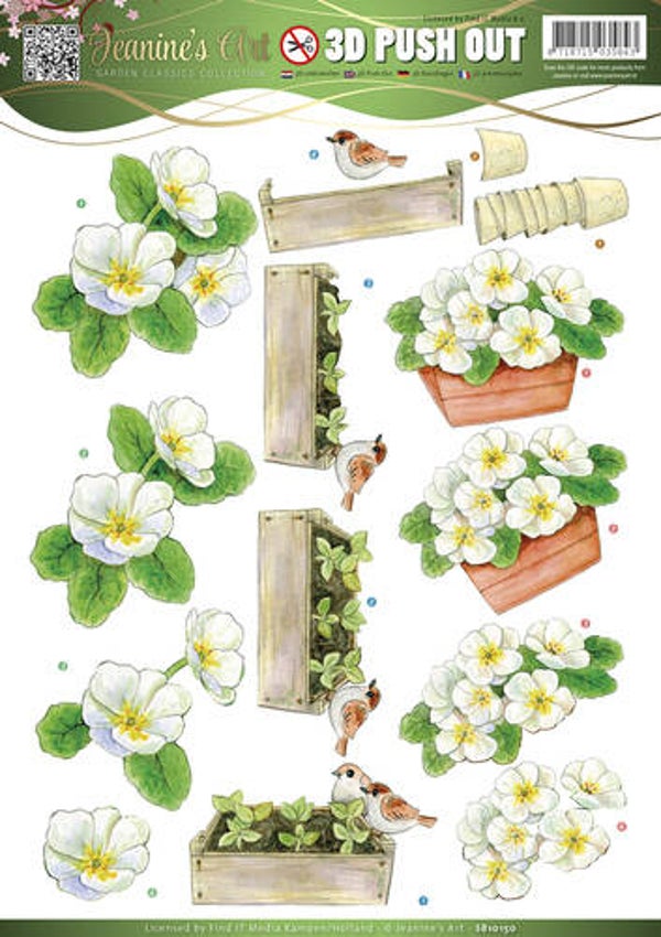 SB10150 - 3D Pushout - Jeanine's Art - Garden Classics