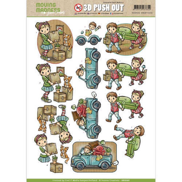 SB10165 - 3D Pushout - Yvonne Creations - Moving Madness - Movers