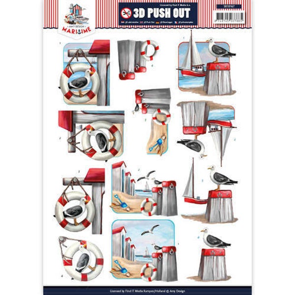 SB10167 - 3D Pushout - Amy Design - Maritiem