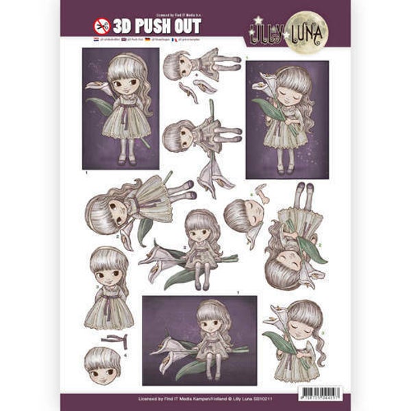 SB10211 - 3D Pushout - Yvonne Creations - Lilly Luna - Missing you dearly