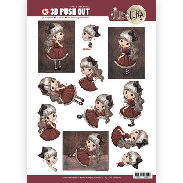 SB10212 - 3D Pushout - Yvonne Creations - Lilly Luna - Just being Gorgeous