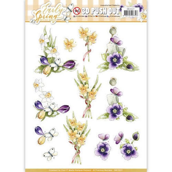 SB10227 - 3D Pushout - Precious Marieke - Early Spring - Early Daffodils