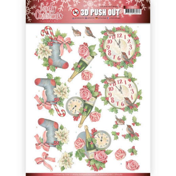 SB10389 - 3D Pushout - Jeanine's Art - Lovely Christmas - Lovely Christmas Time