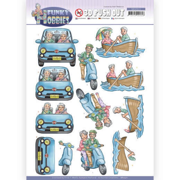 SB10511 - 3D Push Out - Yvonne Creations - Funky Hobbies - A day out