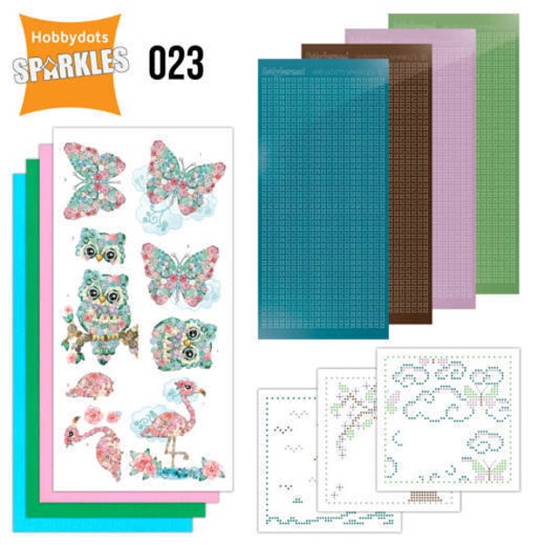 SPDO023 - Sparkles Set 23 - Floral pink