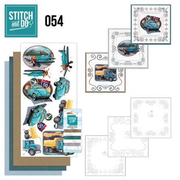 STDO054 - Stitch & Do 54 - Vintage Vehicles