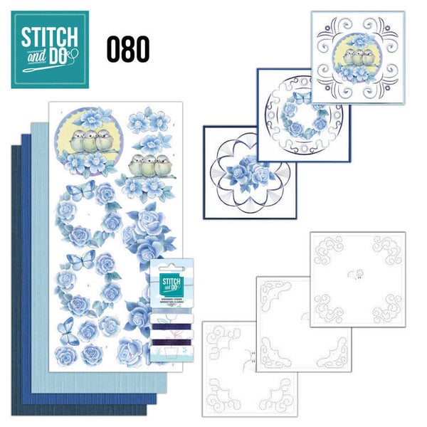 STDO080 - Stitch & Do 80 - Vintage Bloemen