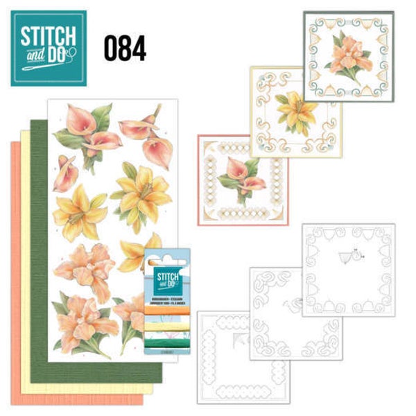 STDO084 - Stitch & Do 84 - Yellow Flowers