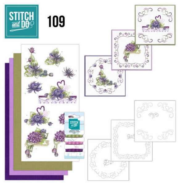 STDO109 - Stitch & Do 109 - Summer Dahlia's