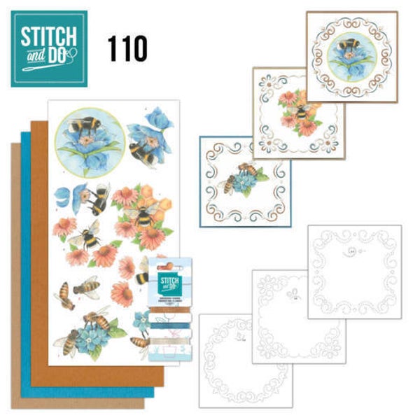 STDO110 - Stitch & Do 110 - Bees and Flowers