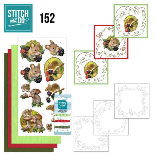 STDO152 - Stitch and Do 152 - Amy Design - Forest Animals