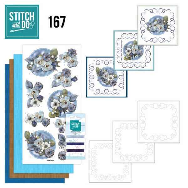 STDO167 - Stitch and Do 167 - Amy Design - Awesome Winter - Winter Flowers
